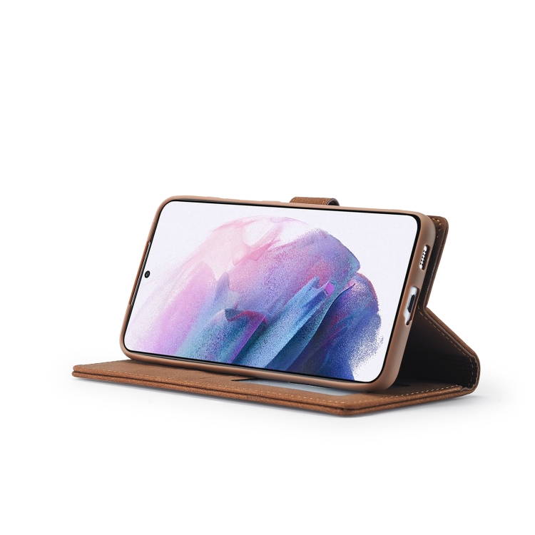 For Samsung Galaxy S21+ 5G Forwenw F1 Series Matte Strong Magnetism Horizontal Flip Leather Case with Holder & Card Slots & Wallet & Photo Frame(Brown) For Samsung Galaxy S21+ 5G Forwenw F1 Series Matte Strong Magnetism Horizontal Flip Leather Case with Holder & Card Slots & Wallet & Photo Frame(Brown)