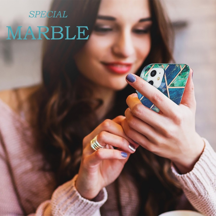 For iPhone 11 3D Electroplating Marble Pattern TPU Protective Case (Dark Green) For iPhone 11 3D Electroplating Marble Pattern TPU Protective Case (Dark Green)