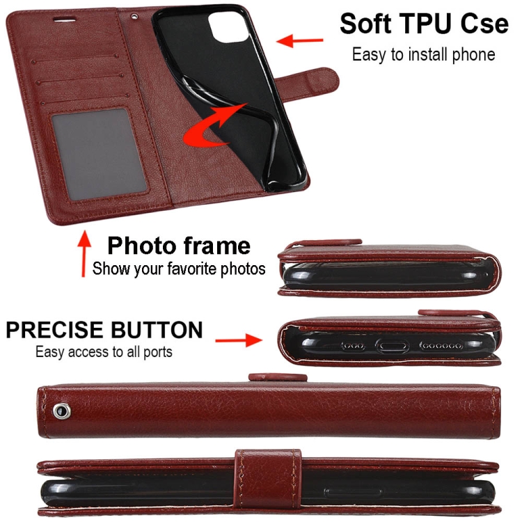 For Samsung Galaxy S21 Ultra 5G Pure Color Horizontal Flip PU Leather Case with Holder & Card Slots & Wallet & Photo Frame(Brown) For Samsung Galaxy S21 Ultra 5G Pure Color Horizontal Flip PU Leather Case with Holder & Card Slots & Wallet & Photo Frame(Brown)