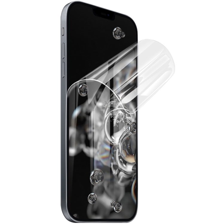 2 PCS IMAK 0.15mm Curved Full Screen Protector Hydrogel Film Front Protector For iPhone 12 Pro Max 2 PCS IMAK 0.15mm Curved Full Screen Protector Hydrogel Film Front Protector For iPhone 12 Pro Max