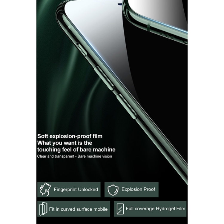 2 PCS IMAK 0.15mm Curved Full Screen Protector Hydrogel Film Front Protector For iPhone 12 Pro Max 2 PCS IMAK 0.15mm Curved Full Screen Protector Hydrogel Film Front Protector For iPhone 12 Pro Max
