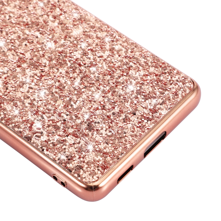 For Samsung Galaxy S21 Ultra 5G Glitter Powder Shockproof TPU Protective Case(Rose Gold) For Samsung Galaxy S21 Ultra 5G Glitter Powder Shockproof TPU Protective Case(Rose Gold)