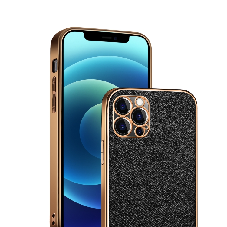 For iPhone 11 Pro Max Cowhide Palm Print Shockproof Precise Hole Protective Case (Blue) For iPhone 11 Pro Max Cowhide Palm Print Shockproof Precise Hole Protective Case (Blue)