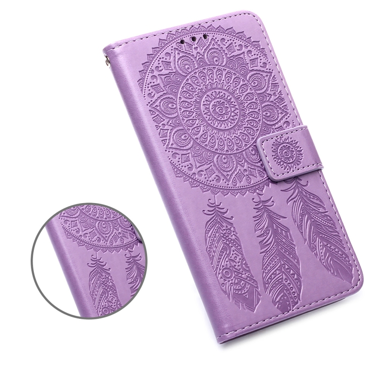 For Samsung Galaxy S21 5G Dream Catcher Printing Horizontal Flip Leather Case with Holder & Card Slots & Wallet & Lanyard(Purple) For Samsung Galaxy S21 5G Dream Catcher Printing Horizontal Flip Leather Case with Holder & Card Slots & Wallet & Lanyard(Purple)