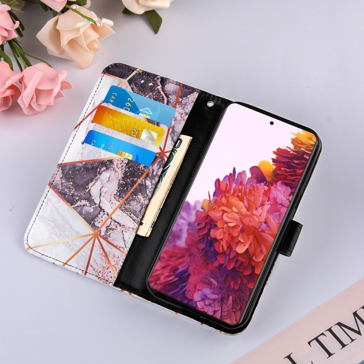 For Samsung Galaxy S21 Ultra 5G Marble Stitching Horizontal Flip PU Leather Case with Holder & Card Slots & Wallet & Lanyard(Black White) For Samsung Galaxy S21 Ultra 5G Marble Stitching Horizontal Flip PU Leather Case with Holder & Card Slots & Wallet & Lanyard(Black White)