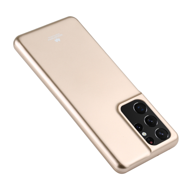For Samsung Galaxy S21 Ultra 5G GOOSPERY JELLY Full Coverage Soft Case(Gold) For Samsung Galaxy S21 Ultra 5G GOOSPERY JELLY Full Coverage Soft Case(Gold)