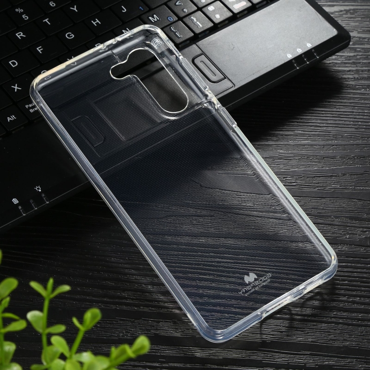 For Samsung Galaxy S21+ 5G GOOSPERY JELLY Full Coverage Soft Case(Transparent) For Samsung Galaxy S21+ 5G GOOSPERY JELLY Full Coverage Soft Case(Transparent)