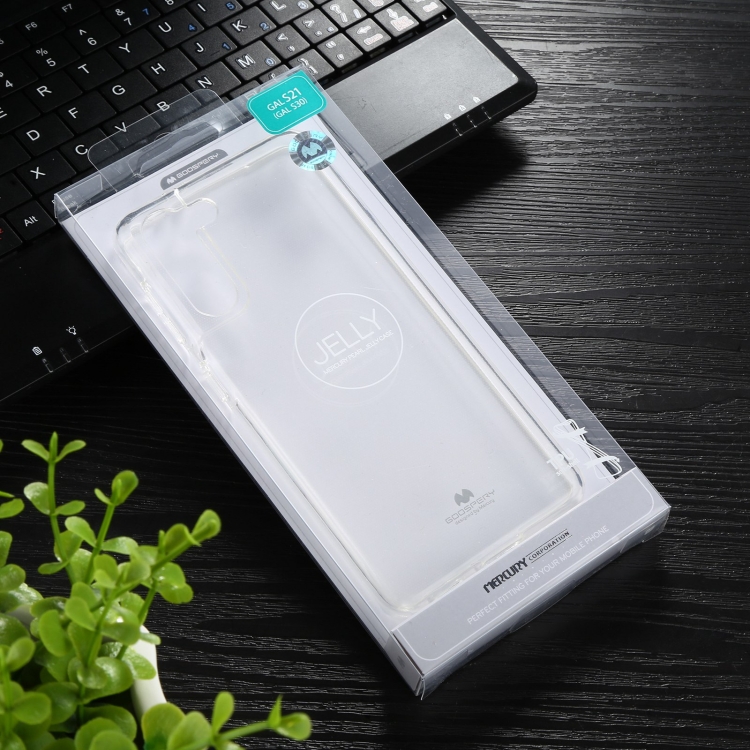 For Samsung Galaxy S21+ 5G GOOSPERY JELLY Full Coverage Soft Case(Transparent) For Samsung Galaxy S21+ 5G GOOSPERY JELLY Full Coverage Soft Case(Transparent)