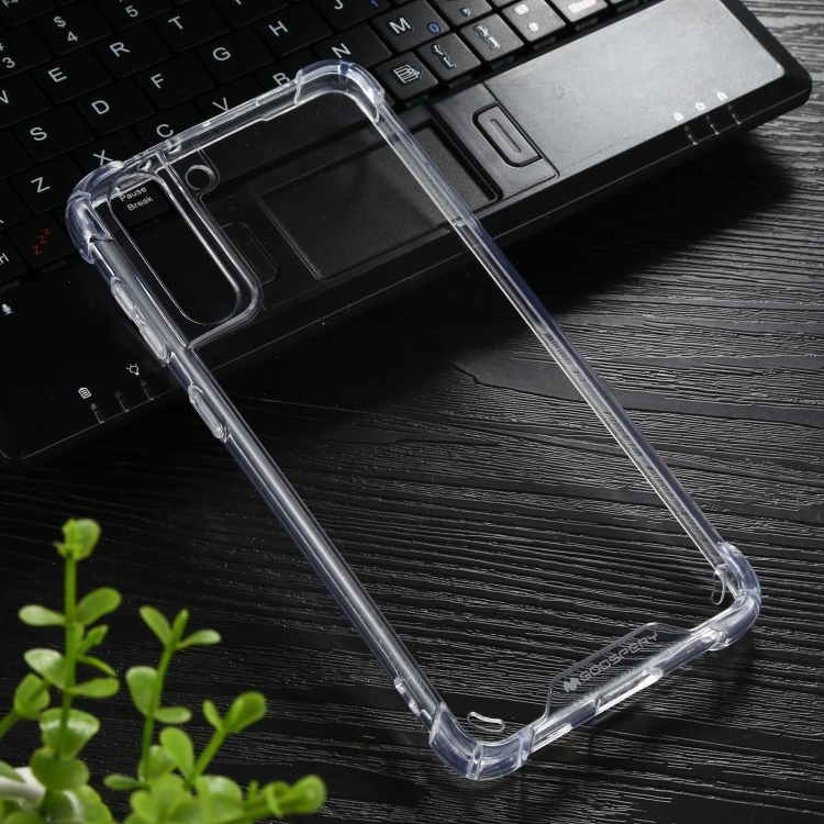 For Samsung Galaxy S21+ 5G GOOSPERY SUPER Protect Four Corners Shockproof Soft TPU Case(Transparent) For Samsung Galaxy S21+ 5G GOOSPERY SUPER Protect Four Corners Shockproof Soft TPU Case(Transparent)