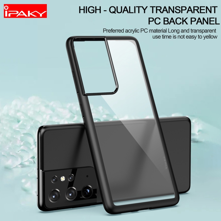 For Samsung Galaxy S21 Ultra 5G iPAKY Bright Color Series TPU + PC Protective Case(Blue) For Samsung Galaxy S21 Ultra 5G iPAKY Bright Color Series TPU + PC Protective Case(Blue)