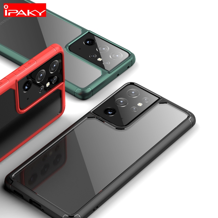 For Samsung Galaxy S21 5G iPAKY Star King Series TPU + PC Protective Case(Red) For Samsung Galaxy S21 5G iPAKY Star King Series TPU + PC Protective Case(Red)