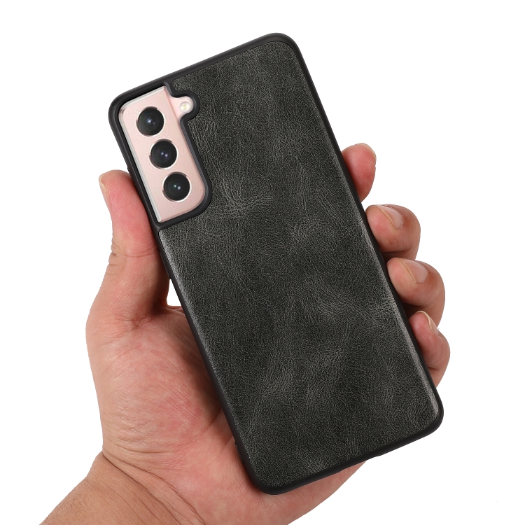 For Samsung Galaxy S21+ 5G Crazy Horse Textured Calfskin PU + PC + TPU Case(Green) For Samsung Galaxy S21+ 5G Crazy Horse Textured Calfskin PU + PC + TPU Case(Green)