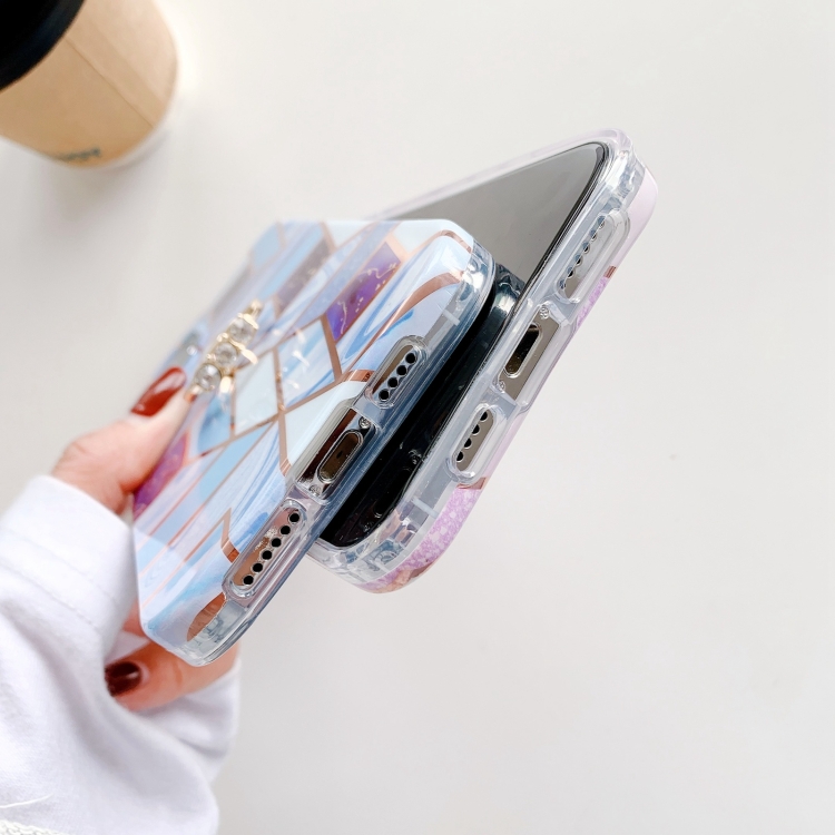 For iPhone 11 Pro Max Colorful Marble Pattern Protective Case with Ring Holder (TM04) For iPhone 11 Pro Max Colorful Marble Pattern Protective Case with Ring Holder (TM04)