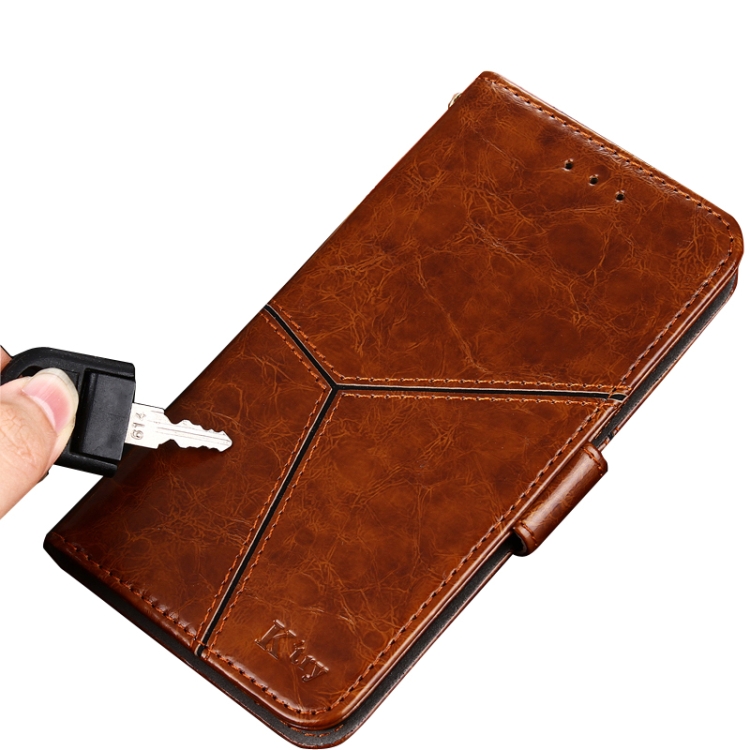 For Samsung Galaxy S21+ 5G Geometric Stitching Horizontal Flip TPU + PU Leather Case with Holder & Card Slots & Wallet(Dark Brown) For Samsung Galaxy S21+ 5G Geometric Stitching Horizontal Flip TPU + PU Leather Case with Holder & Card Slots & Wallet(Dark Brown)