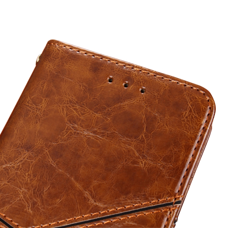 For Samsung Galaxy S21+ 5G Geometric Stitching Horizontal Flip TPU + PU Leather Case with Holder & Card Slots & Wallet(Dark Brown) For Samsung Galaxy S21+ 5G Geometric Stitching Horizontal Flip TPU + PU Leather Case with Holder & Card Slots & Wallet(Dark Brown)