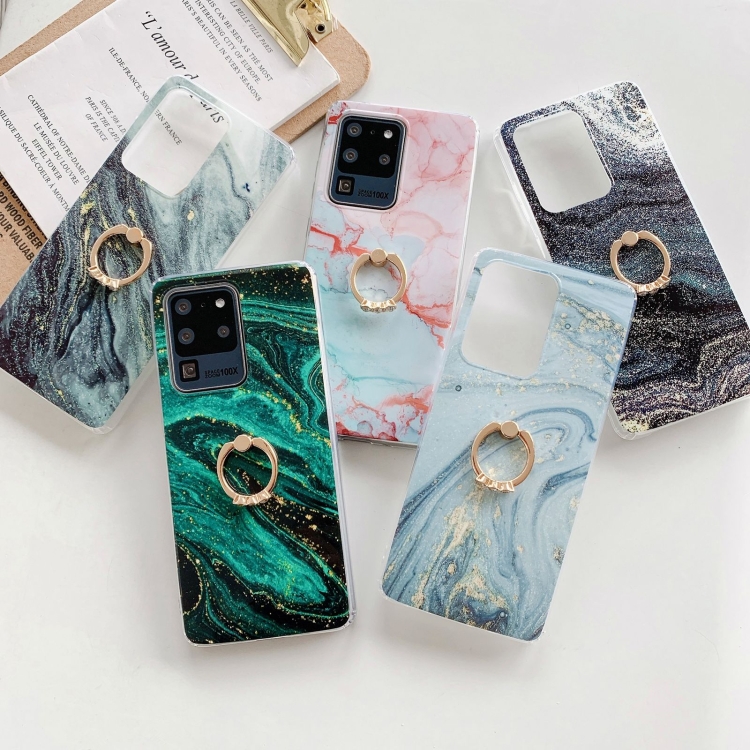 For Samsung Galaxy S21 5G Marble Pattern Protective Case with Ring Holder(GM07) For Samsung Galaxy S21 5G Marble Pattern Protective Case with Ring Holder(GM07)