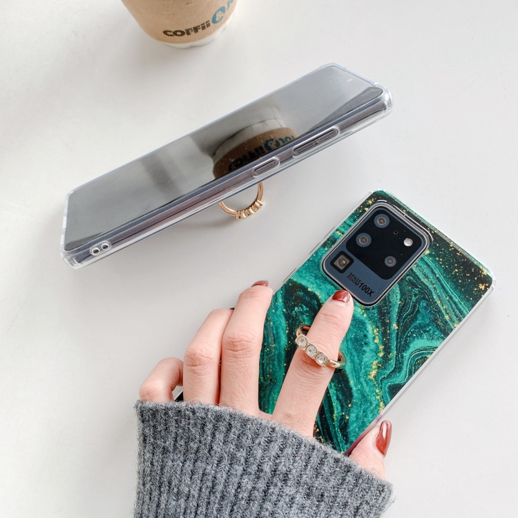 For Samsung Galaxy S21 5G Marble Pattern Protective Case with Ring Holder(GM07) For Samsung Galaxy S21 5G Marble Pattern Protective Case with Ring Holder(GM07)