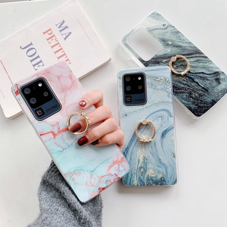 For Samsung Galaxy S21 5G Marble Pattern Protective Case with Ring Holder(GM07) For Samsung Galaxy S21 5G Marble Pattern Protective Case with Ring Holder(GM07)