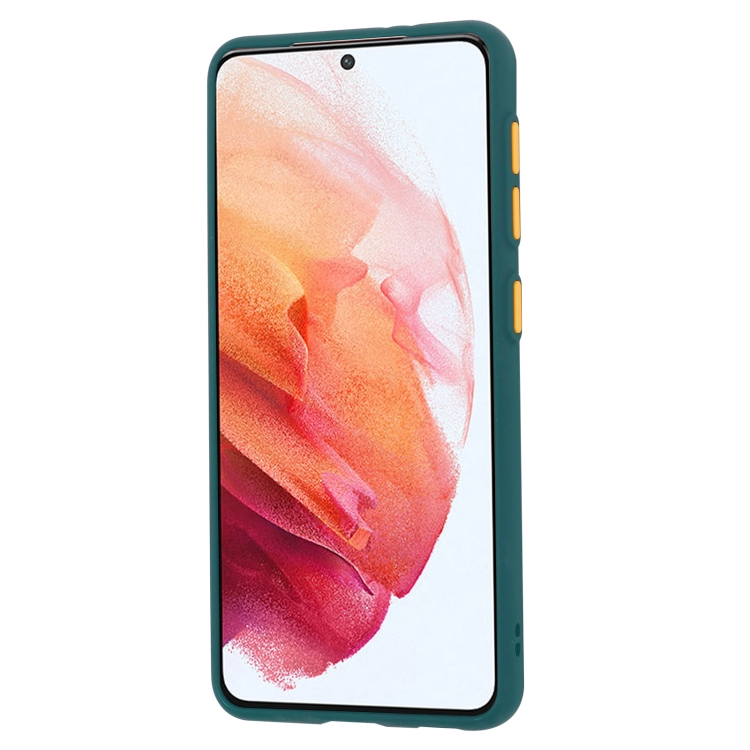 For Samsung Galaxy S21 5G Skin Hand Feeling Series Shockproof Frosted PC + TPU Protective Case(Green) For Samsung Galaxy S21 5G Skin Hand Feeling Series Shockproof Frosted PC + TPU Protective Case(Green)
