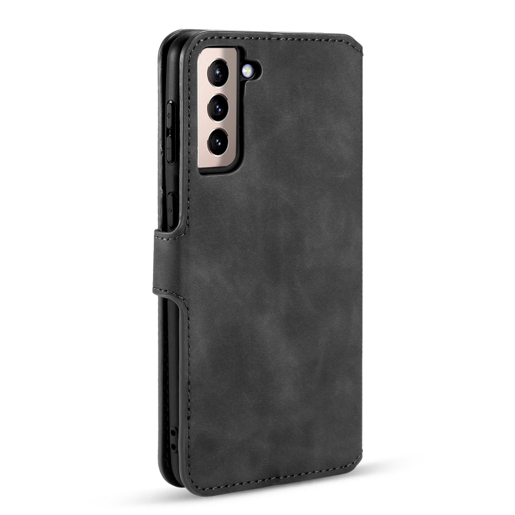 For Samsung Galaxy S21+ 5G DG.MING Retro Oil Side Horizontal Flip Case with Holder & Card Slots & Wallet(Black) For Samsung Galaxy S21+ 5G DG.MING Retro Oil Side Horizontal Flip Case with Holder & Card Slots & Wallet(Black)