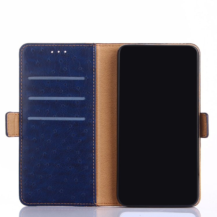 For Samsung Galaxy S21 Ultra 5G Ostrich Texture PU + TPU Horizontal Flip Leather Case with Holder & Card Slots & Wallet(Blue) For Samsung Galaxy S21 Ultra 5G Ostrich Texture PU + TPU Horizontal Flip Leather Case with Holder & Card Slots & Wallet(Blue)