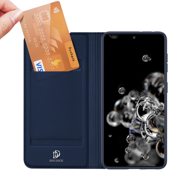 For Samsung Galaxy S21 Ultra 5G DUX DUCIS Skin Pro Series Horizontal Flip PU + TPU Leather Case with Holder & Card Slots(Blue) For Samsung Galaxy S21 Ultra 5G DUX DUCIS Skin Pro Series Horizontal Flip PU + TPU Leather Case with Holder & Card Slots(Blue)