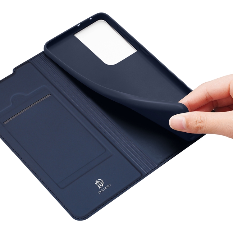 For Samsung Galaxy S21 Ultra 5G DUX DUCIS Skin Pro Series Horizontal Flip PU + TPU Leather Case with Holder & Card Slots(Blue) For Samsung Galaxy S21 Ultra 5G DUX DUCIS Skin Pro Series Horizontal Flip PU + TPU Leather Case with Holder & Card Slots(Blue)