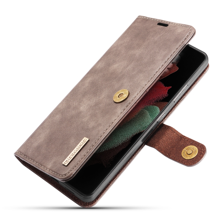 DG.MING Samsung Galaxy S22 Ultra Magnetic Detachable Leather