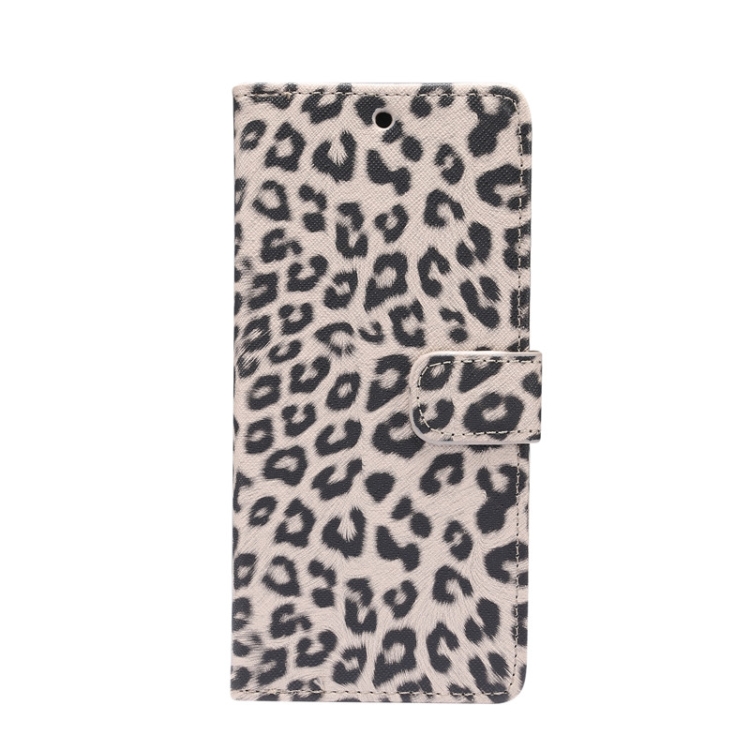 For Samsung Galaxy S21 5G Leopard Pattern Horizontal Flip Leather Case with Holder & Card Slots(Brown)