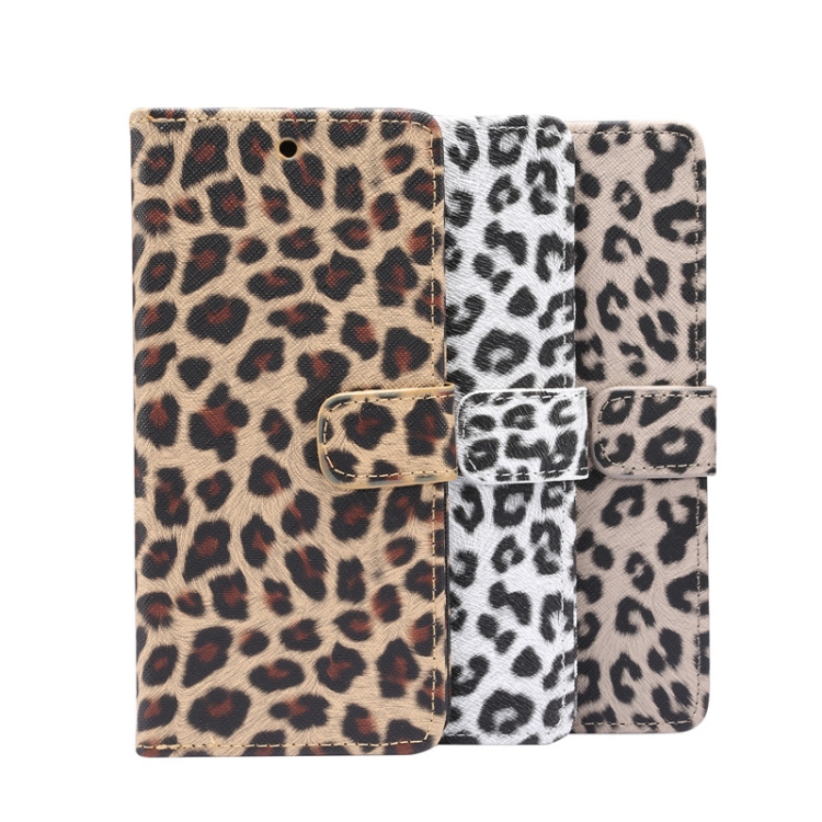 For Samsung Galaxy S21 5G Leopard Pattern Horizontal Flip Leather Case with Holder & Card Slots(Brown)