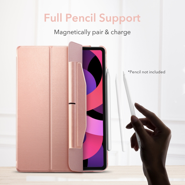 ESR Ascend Trifold with Clasp Series PC + PU Leather Horizontal Flip Leather Case with Holder & Pen Slot For iPad Air (2020)(Cactus Green) ESR Ascend Trifold with Clasp Series PC + PU Leather Horizontal Flip Leather Case with Holder & Pen Slot For iPad Air (2020)(Cactus Green)