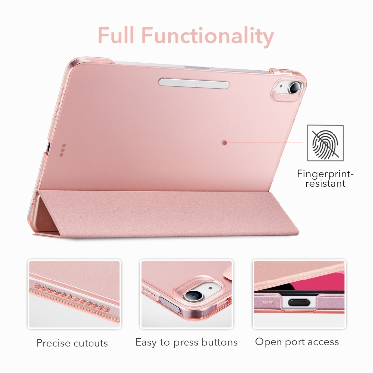 ESR Ascend Trifold with Clasp Series PC + PU Leather Horizontal Flip Leather Case with Holder & Pen Slot For iPad Air (2020)(Cactus Green) ESR Ascend Trifold with Clasp Series PC + PU Leather Horizontal Flip Leather Case with Holder & Pen Slot For iPad Air (2020)(Cactus Green)