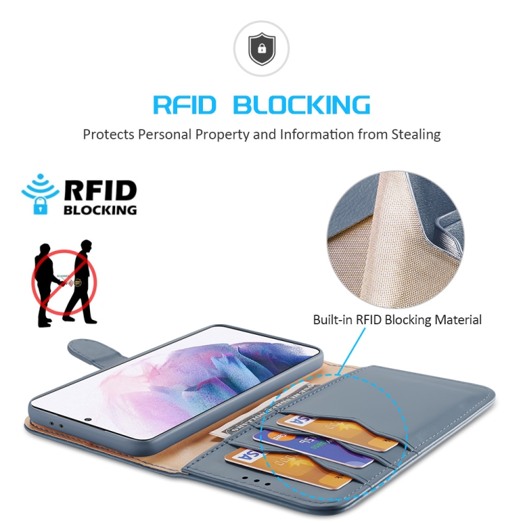 For Samsung Galaxy S21+ 5G DUX DUCIS Hivo Series Cowhide + PU + TPU Leather Horizontal Flip Case with Holder & Card Slots(Light Blue) For Samsung Galaxy S21+ 5G DUX DUCIS Hivo Series Cowhide + PU + TPU Leather Horizontal Flip Case with Holder & Card Slots(Light Blue)