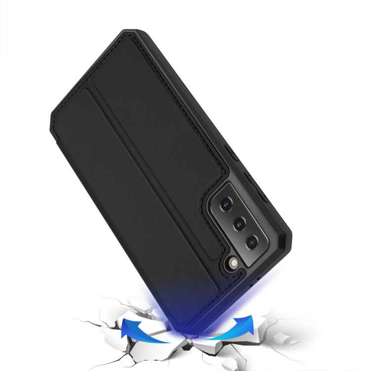 For Samsung Galaxy S21+ 5G DUX DUCIS Skin X Series PU + TPU Horizontal Flip Leather Case with Holder & Card Slots(Black) For Samsung Galaxy S21+ 5G DUX DUCIS Skin X Series PU + TPU Horizontal Flip Leather Case with Holder & Card Slots(Black)