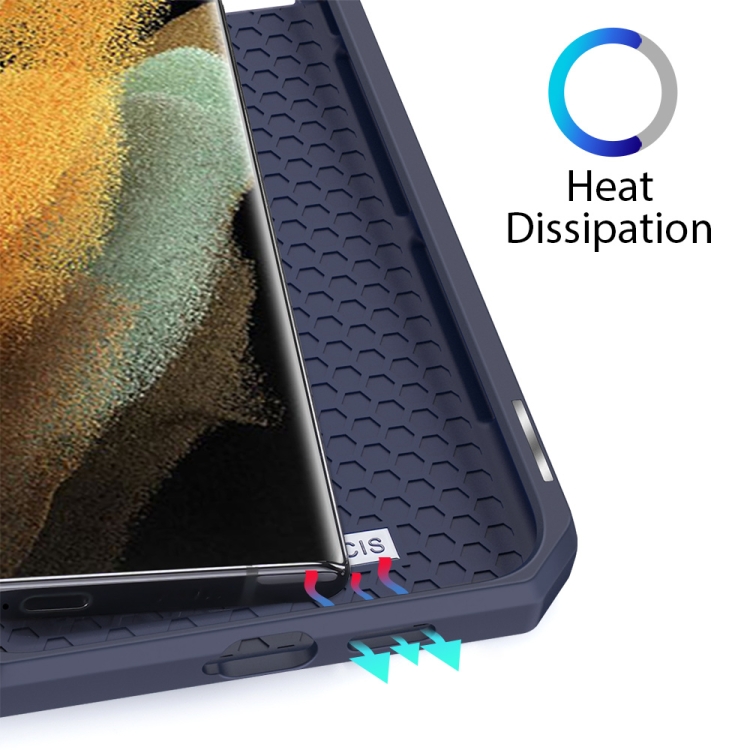 For Samsung Galaxy S21 Ultra 5G DUX DUCIS Skin X Series PU + TPU Horizontal Flip Leather Case with Holder & Card Slots(Blue) For Samsung Galaxy S21 Ultra 5G DUX DUCIS Skin X Series PU + TPU Horizontal Flip Leather Case with Holder & Card Slots(Blue)