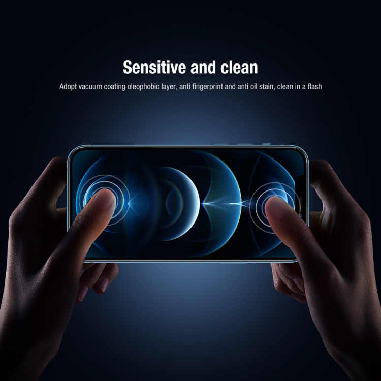For iPhone 12 Pro Max NILLKIN 2 in 1 HD Full Screen Tempered Glass Film + Camera Protector Set For iPhone 12 Pro Max NILLKIN 2 in 1 HD Full Screen Tempered Glass Film + Camera Protector Set