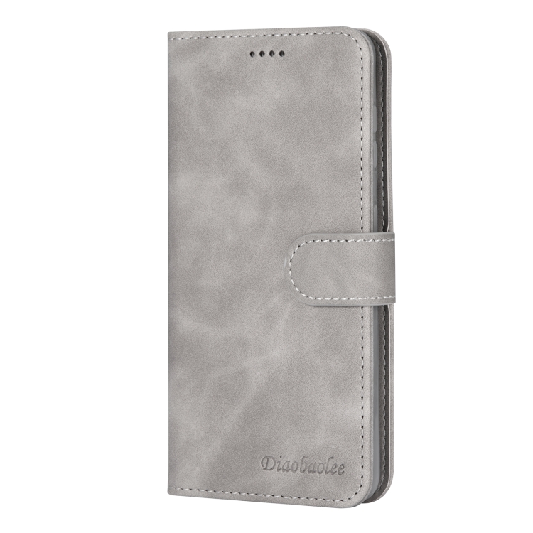 For Samsung Galaxy S21+ 5G Diaobaolee Pure Fresh Texture Horizontal Flip Leather Case(Grey) For Samsung Galaxy S21+ 5G Diaobaolee Pure Fresh Texture Horizontal Flip Leather Case(Grey)