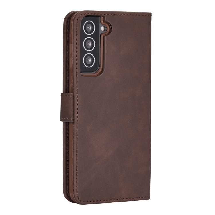 For Samsung Galaxy S21 Ultra 5G Diaobaolee Pure Fresh Texture Horizontal Flip Leather Case(Brown) For Samsung Galaxy S21 Ultra 5G Diaobaolee Pure Fresh Texture Horizontal Flip Leather Case(Brown)