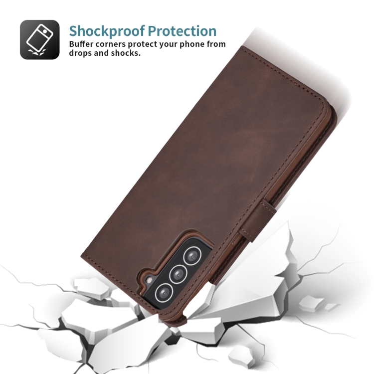 For Samsung Galaxy S21 Ultra 5G Diaobaolee Pure Fresh Texture Horizontal Flip Leather Case(Brown) For Samsung Galaxy S21 Ultra 5G Diaobaolee Pure Fresh Texture Horizontal Flip Leather Case(Brown)
