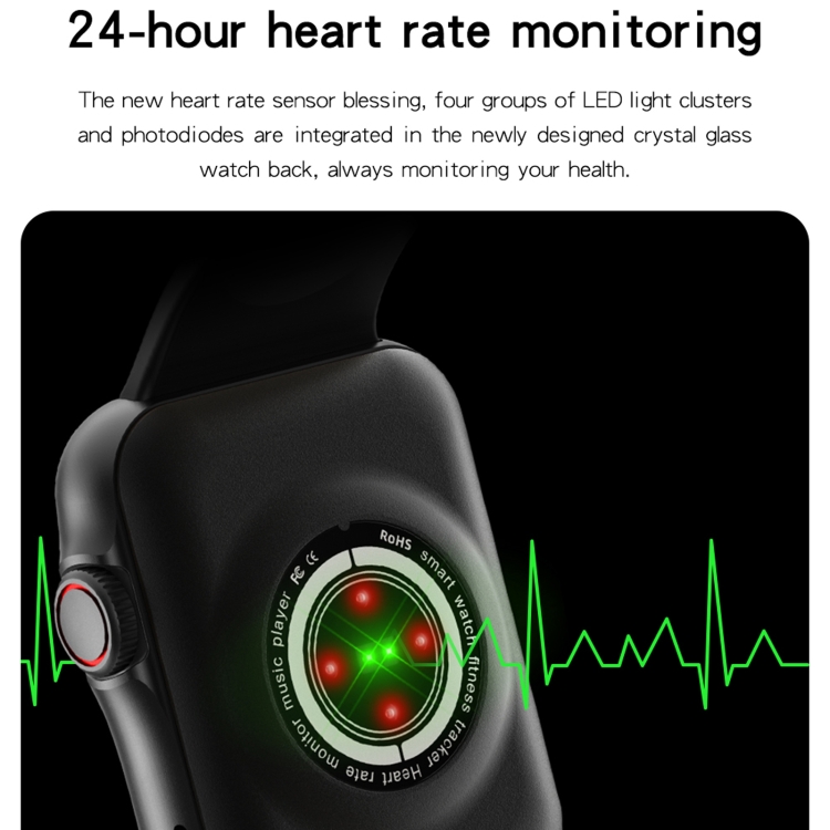 D06 Reloj inteligente a prueba de agua con pantalla a color IPS de 1,6 pulgadas IP67, compatible con monitorización deportiva / monitorización del sueño / monitorización del ritmo cardíaco (dorado) - B10