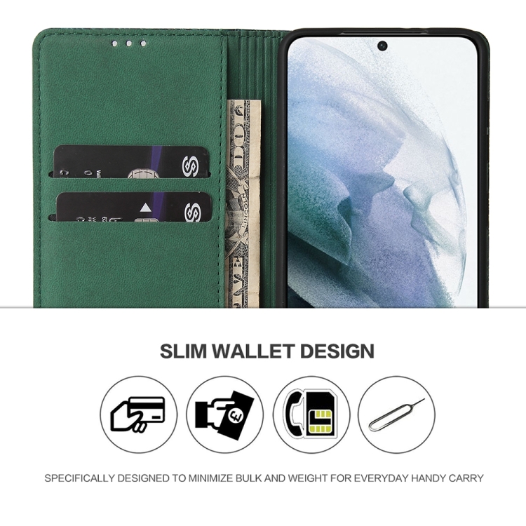 For Samsung Galaxy S21 Ultra 5G Fierre Shann Crocodile Texture Magnetic Horizontal Flip Genuine Leather Case with Holder & Card Slot(Green) For Samsung Galaxy S21 Ultra 5G Fierre Shann Crocodile Texture Magnetic Horizontal Flip Genuine Leather Case with Holder & Card Slot(Green)