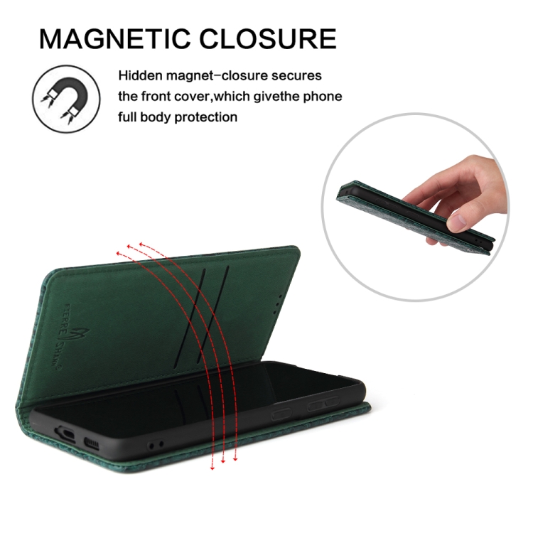 For Samsung Galaxy S21 Ultra 5G Fierre Shann Crocodile Texture Magnetic Horizontal Flip Genuine Leather Case with Holder & Card Slot(Green) For Samsung Galaxy S21 Ultra 5G Fierre Shann Crocodile Texture Magnetic Horizontal Flip Genuine Leather Case with Holder & Card Slot(Green)