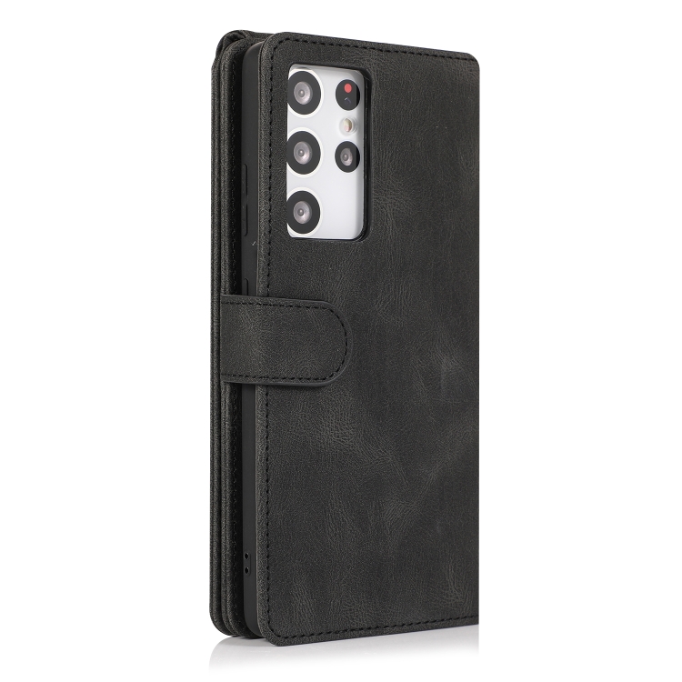 For Samsung Galaxy S21 Ultra 5G Skin-feel Crazy Horse Texture Zipper Wallet Bag Horizontal Flip Leather Case with Holder & Card Slots & Wallet & Lanyard(Black) For Samsung Galaxy S21 Ultra 5G Skin-feel Crazy Horse Texture Zipper Wallet Bag Horizontal Flip Leather Case with Holder & Card Slots & Wallet & Lanyard(Black)
