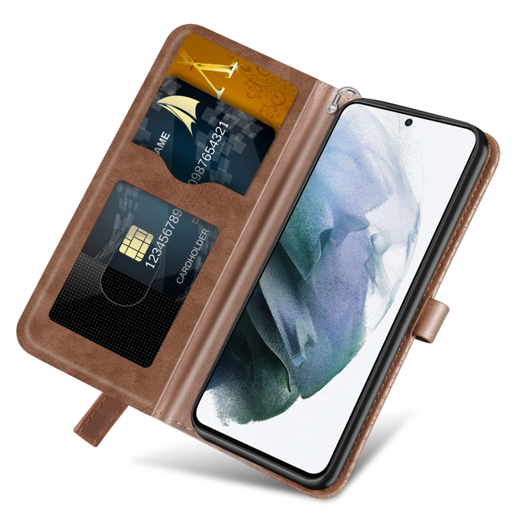 For Samsung Galaxy S21 5G Life of Tree Embossing Pattern Horizontal Flip Leather Case with Holder & Card Slot & Wallet & Photo Frame & Lanyard(Brown) For Samsung Galaxy S21 5G Life of Tree Embossing Pattern Horizontal Flip Leather Case with Holder & Card Slot & Wallet & Photo Frame & Lanyard(Brown)