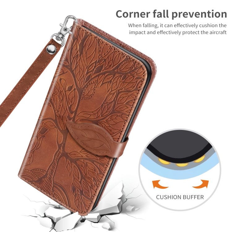 For Samsung Galaxy S21 5G Life of Tree Embossing Pattern Horizontal Flip Leather Case with Holder & Card Slot & Wallet & Photo Frame & Lanyard(Brown) For Samsung Galaxy S21 5G Life of Tree Embossing Pattern Horizontal Flip Leather Case with Holder & Card Slot & Wallet & Photo Frame & Lanyard(Brown)