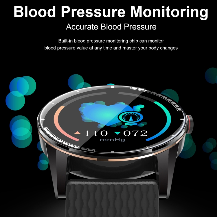 H6 Reloj inteligente a prueba de agua con pantalla táctil de 1,28 pulgadas IP67, compatible con llamadas Bluetooth / Monitorización del sueño / Monitorización del ritmo cardíaco - 10