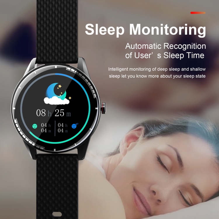 H6 Reloj inteligente a prueba de agua con pantalla táctil de 1,28 pulgadas IP67, compatible con llamadas Bluetooth / Monitorización del sueño / Monitorización del ritmo cardíaco - 12
