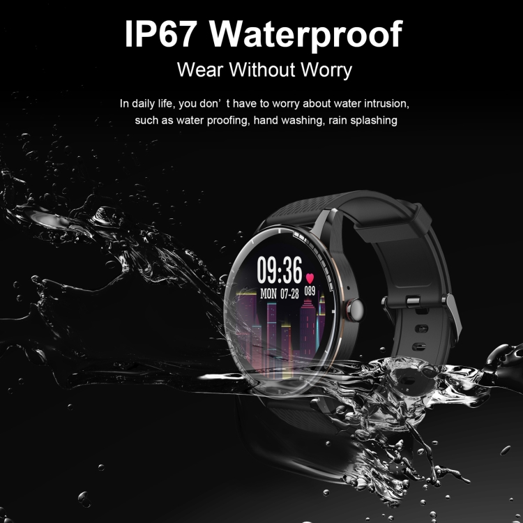 H6 Reloj inteligente a prueba de agua con pantalla táctil de 1,28 pulgadas IP67, compatible con llamadas Bluetooth / Monitorización del sueño / Monitorización del ritmo cardíaco - 16