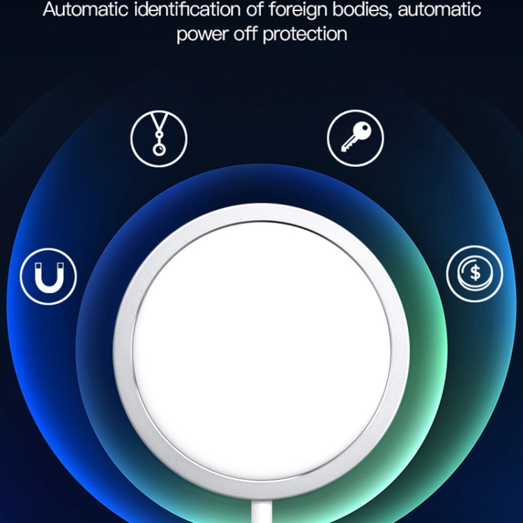 TOTUDESIGN CACW-048 Glory Series 15W Max Magnetic Wireless Charger(White)