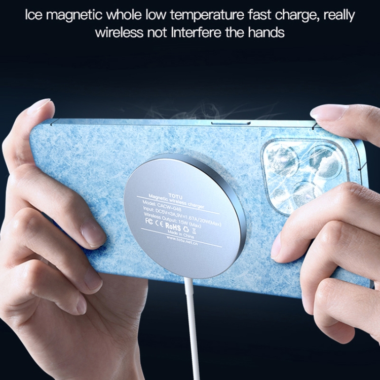 TOTUDESIGN CACW-048 Glory Series 15W Max Magnetic Wireless Charger(White)